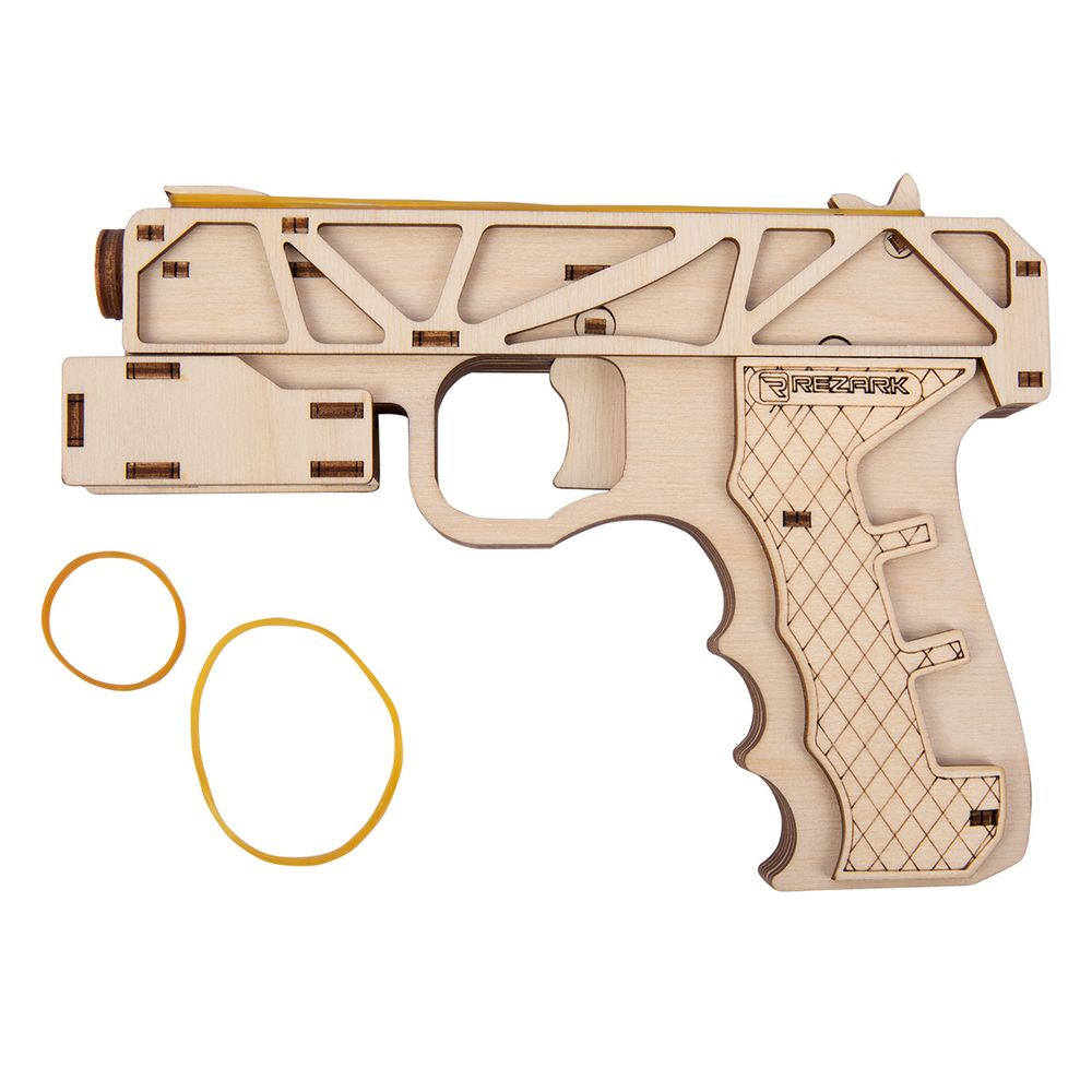 Пазл 3D, серия Оружие 62 элемент, Резинкострел Охотник, Rezark PTT-03