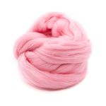 Шерсть для валяния Троицкая п/тонкая 1х100 г (до 29 мкр), 11 ярко-розовый