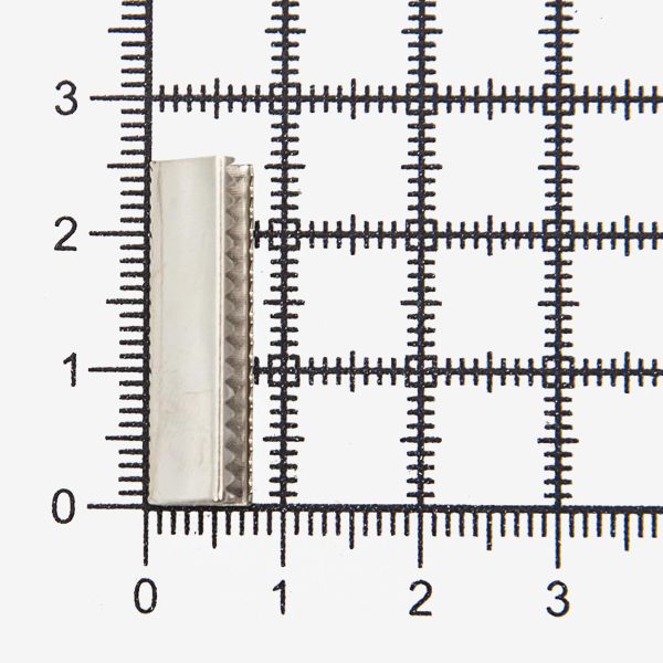 Зажим для ленты/стропы 7х25 мм, никель, 50 шт