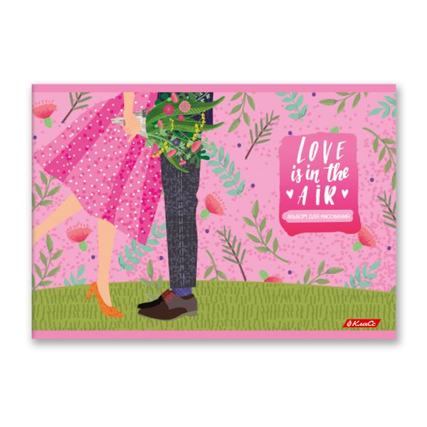 Альбом для рисования 100 г/м², A4 29х20.5 см, 48 л. на скобе, 5 шт, 000264 Время любви, Светоч 48АЛСК4_1_3_9