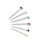 Булавки портновские шарики 30 мм, стеклянные головки, 20 г, ассорти, Prym, 029217