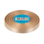 Лента атласная 1-сторонняя 12.0 мм / 33±2 метра, 118 св.бежевый, Gamma