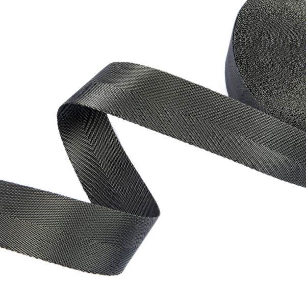 Стропа (ременная лента) 35 мм / 25 метров, С3765Г17, т.серый, Gamma С3765Г17