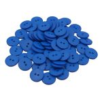 Пуговицы 2 прокола 28L, 18 мм, (Blue2 (синий2)) NE63, 72 шт