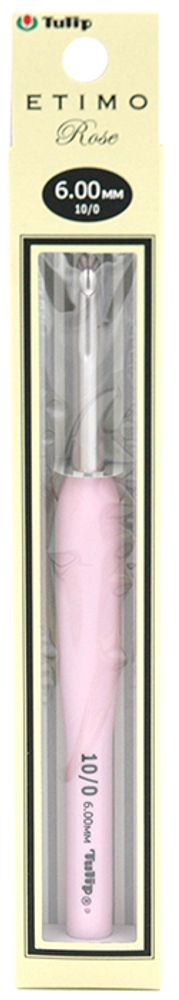 Крючок для вязания с ручкой Tulip Etimo Rose 6мм, TER-12e /TOS/