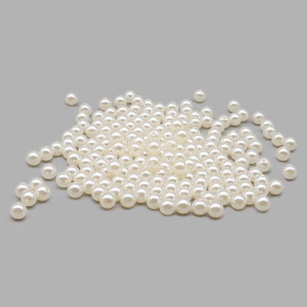 Бусины пластик (жемчуг) ⌀8 мм, 50 г, Astra&Craft (003 NL телесный)