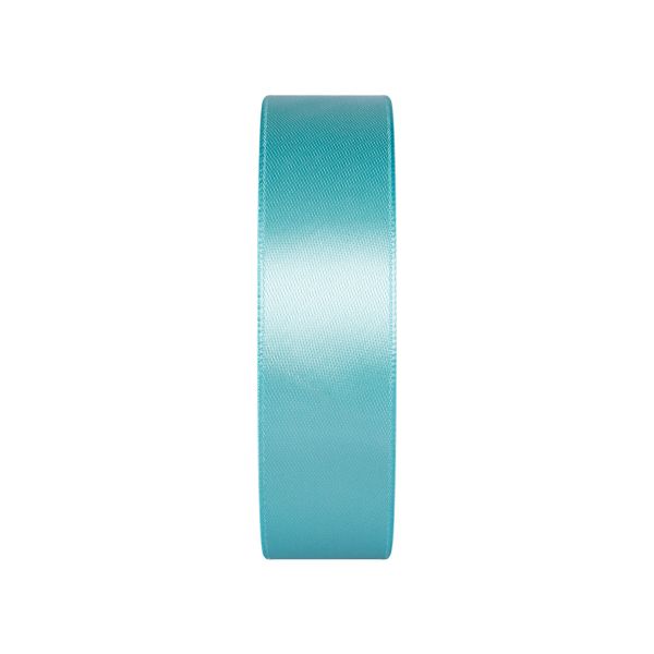Лента атласная 1-сторонняя 25.0 мм / 33±2 метра, №133 голубой, в термоплёнке, Gamma