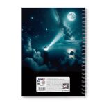 Тетрадь ученическая общая, A4 80 л. на гребне 65 г/м², белизна 100 %, 4 шт, клетка, 01232 Лунный свет, Светоч Т125