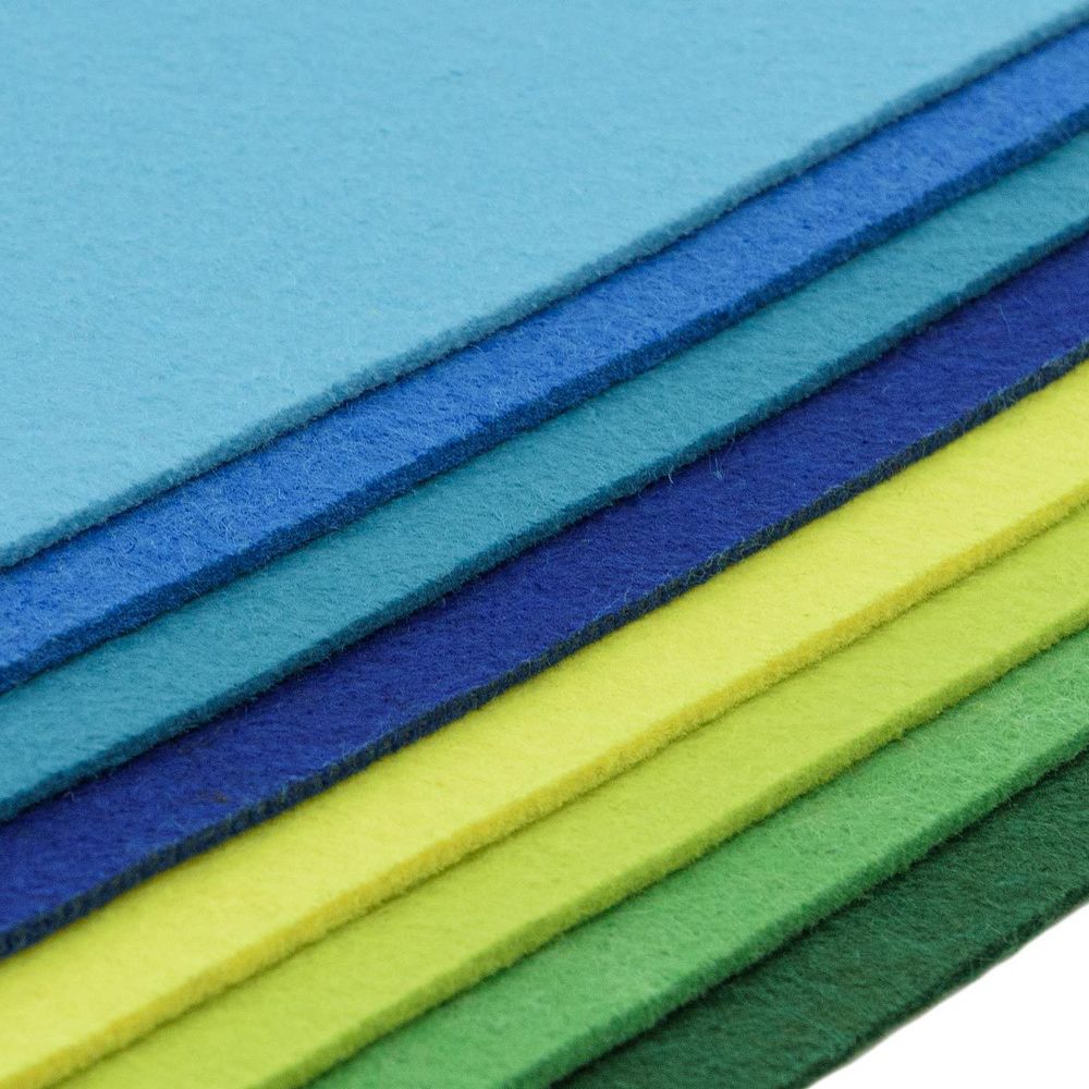 Фетр листовой мягкий 3.0 мм, 20х30см, 8 шт, Astra&Craft, 3