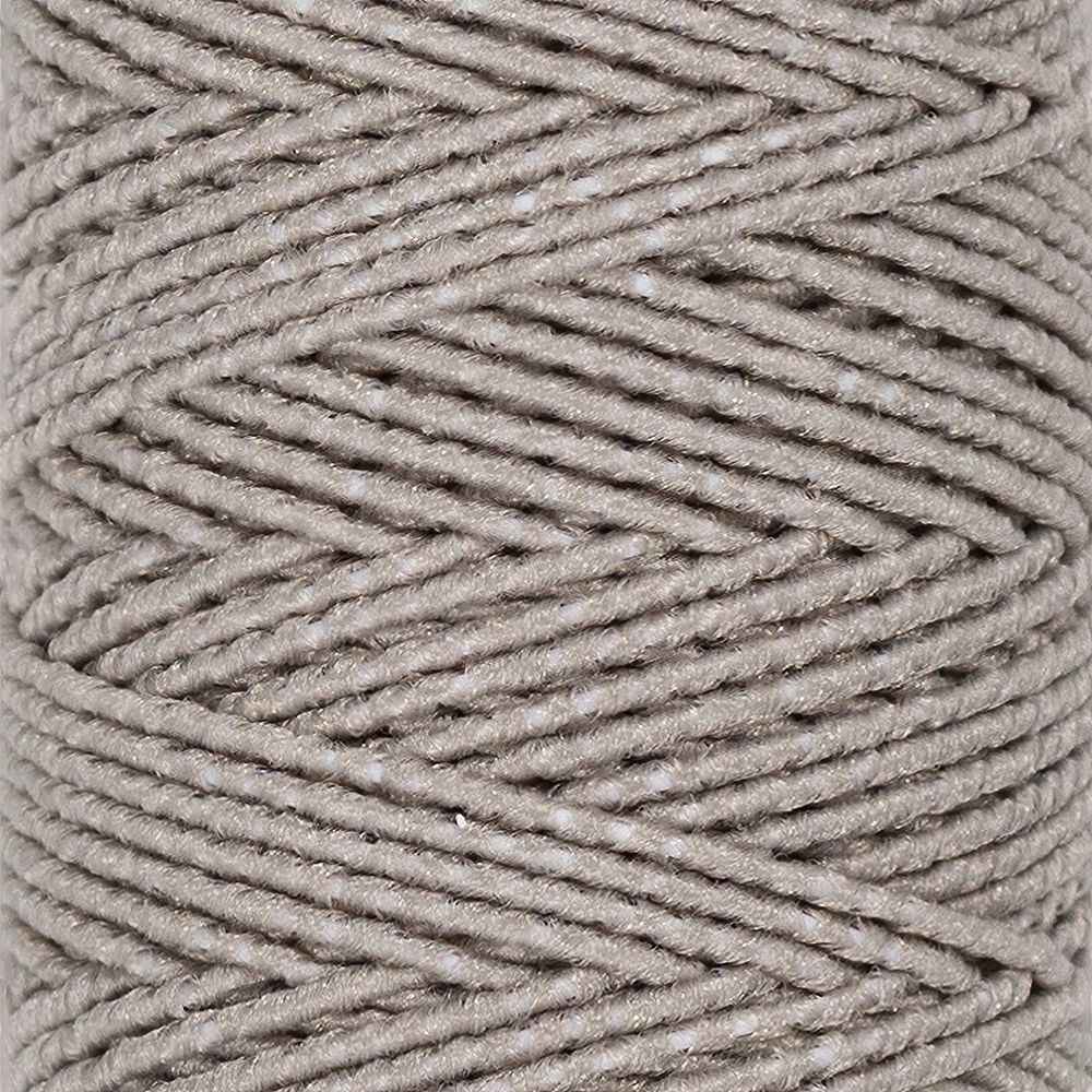 Нитки спандекс ⌀0.6 мм, набор 10 катушек по 25 метров, 368 серый, Gamma ET-10