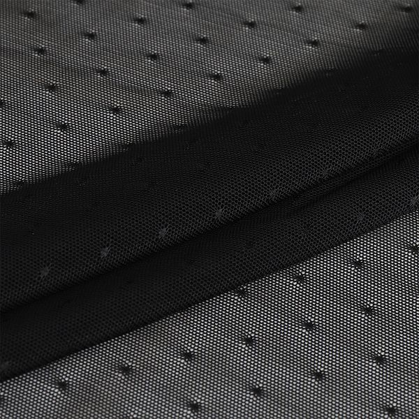 Сетка бельевая эластичная 80 г/м², шир.140 см / 5 метров, 170 черный /OLG024.170/5/