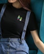 Набор для вышивания нитками Panna, Живая картина, Суккулент и кактус, 3х6 см, 2,5х4,5 см