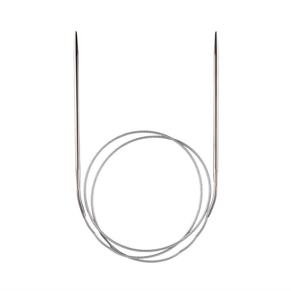 Спицы круговые металл ⌀3,5 мм, 100 см, с металлической леской, Gamma MKN