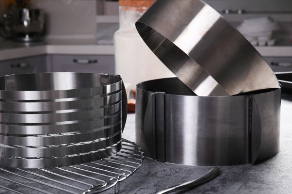 Кольцо для выпечки с регулировкой размера ⌀16-30 см, нержавеющая сталь, S-Chief FPC-0051