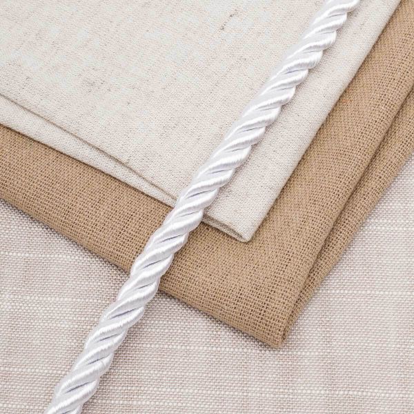 Шнур витой 8мм / 18,29м, 047 белый