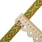 Лента (тесьма) жаккардовая 24.0 мм / 25±1 метров, рис. 9192, желтый, С1852Г17