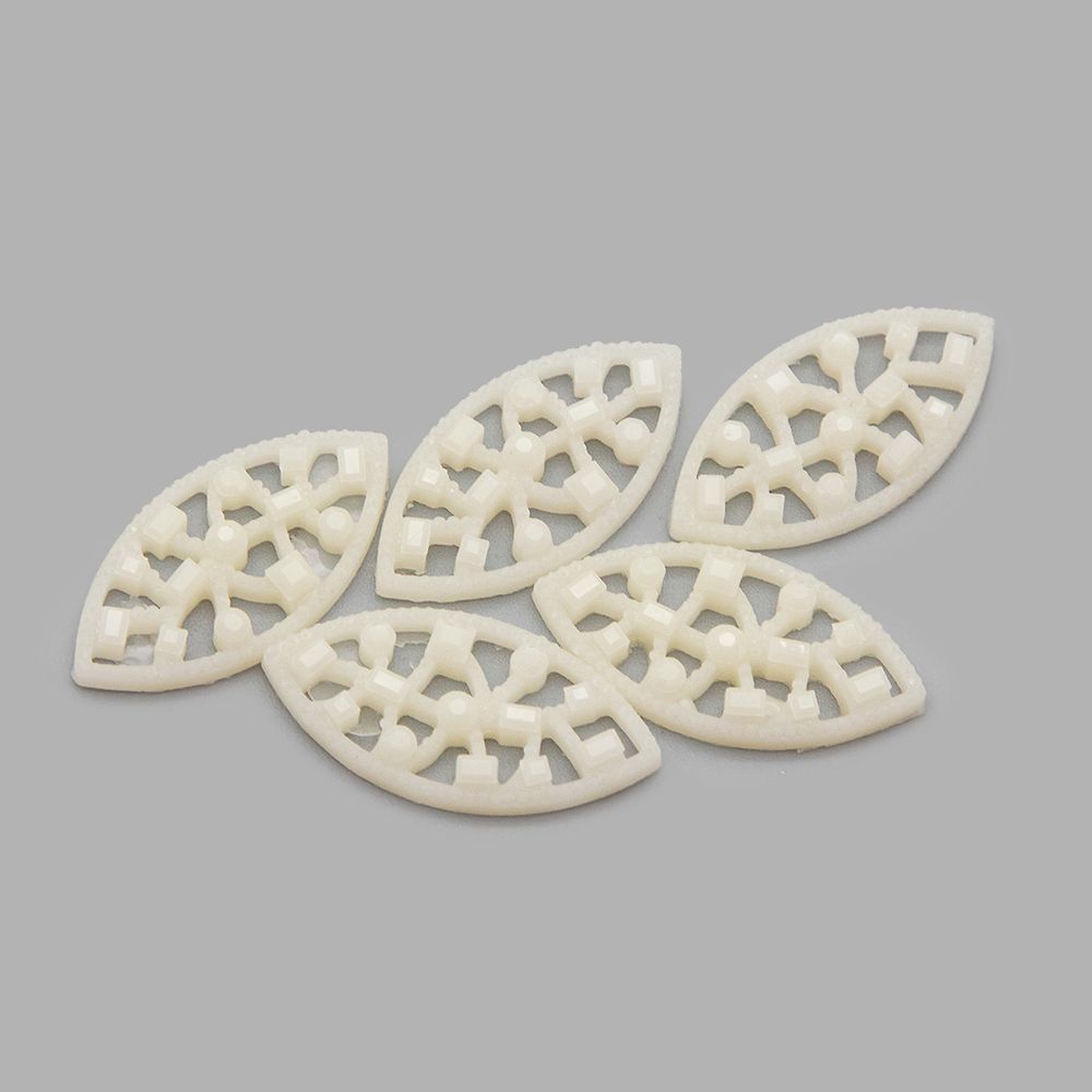 Украшение 15х30 (белый), CON2516, 5 шт