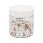 Украшения декоративные пуговицы деревянные Цветы №4, 15-18 мм, 100 шт