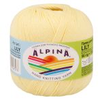 Пряжа Alpina Lily / уп.10 мот. по 50г, 175м, 176 бл.желтый