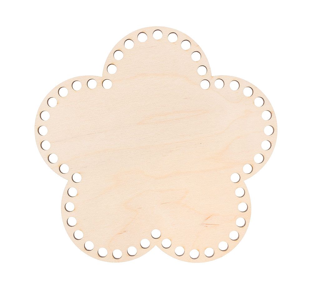 Заготовка из фанеры Панно с перфорацией Цветок 20х19.4х0.4 см, Mr.Carving, БА-67