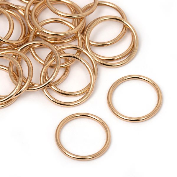 Кольца для купальника металл ⌀18.0 мм, золото, 018E.SW, 100 шт