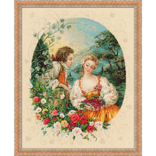 Набор для вышивания нитками Риолис, Пастораль, 40х50 см