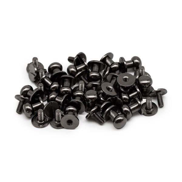 Винт кобурный металл ⌀7,5 мм чер.никель, 20 шт