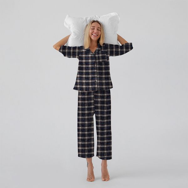 Фланель рубашечная вареная 150 г/м², 150 см / 2 метра, TBY.Fl.C751 синий