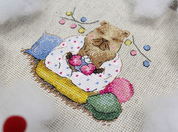 Набор для вышивания нитками МП Студия (Жар-птица), Тёплый вечер, 10х12 см