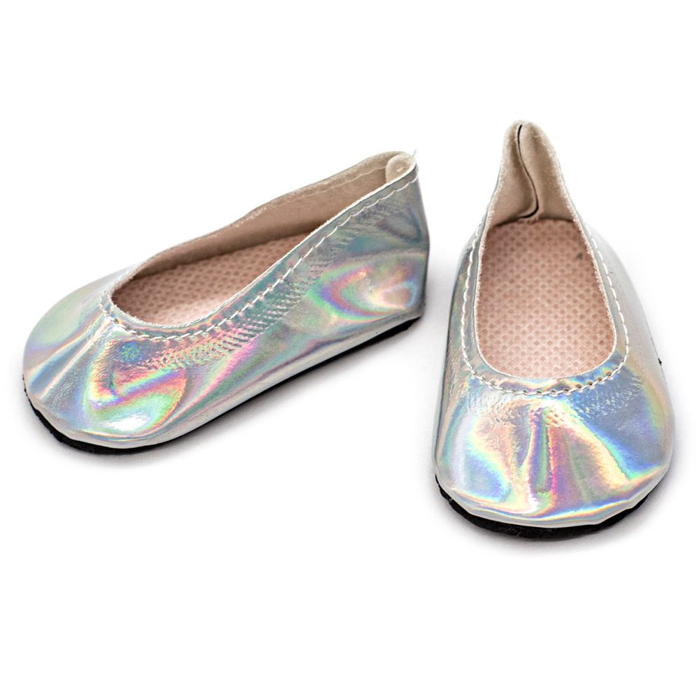 Туфельки 7х4х3см, пара (серебряный), DSS8261