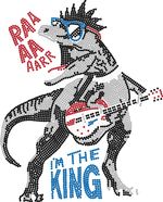 Алмазная (кристальная) мозаика Фрея, постер Рок-звезда, 30х30 см