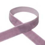 Лента бархатная (тесьма) эластичная 20.0 мм / 16.5±0.5 метра, №609 (17-1605) сиреневый, Blitz VRE-20