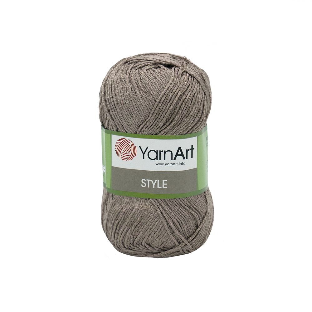 Пряжа YarnArt (ЯрнАрт) Style, 5х50г, 185м, цв. 655 св.коричневый