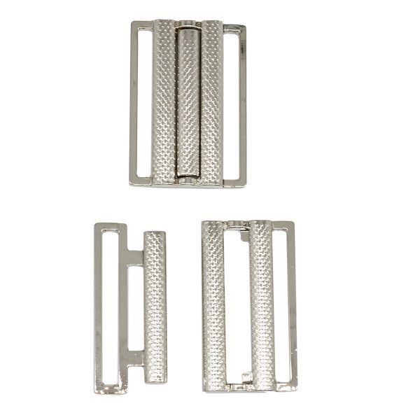 Пряжка-застежка 50.5 мм (внешн. 56х39 мм), 4 шт, никель, BIG