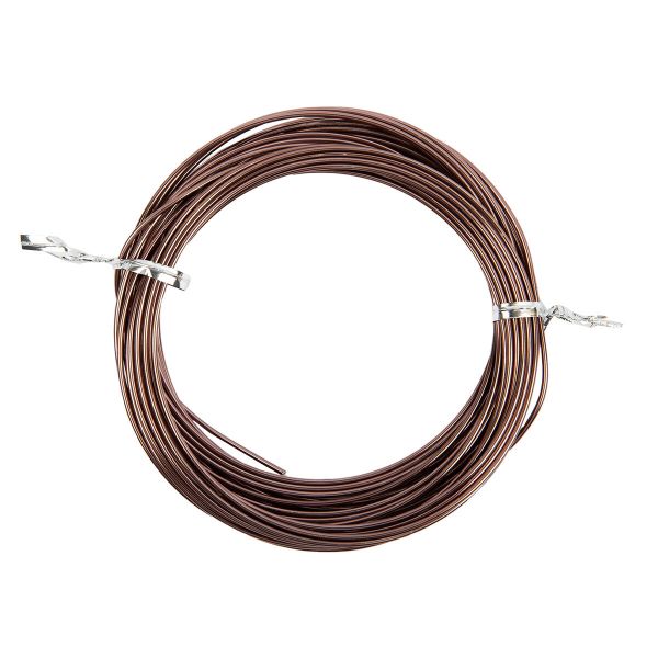 Проволока для плетения ⌀1.5 мм,±0.5 м, 15 т.коричневый, Промысел MM-003