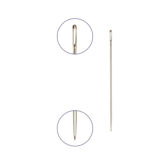 Иглы ручные для шитья №5/9, 16 шт, P, Gamma N-005