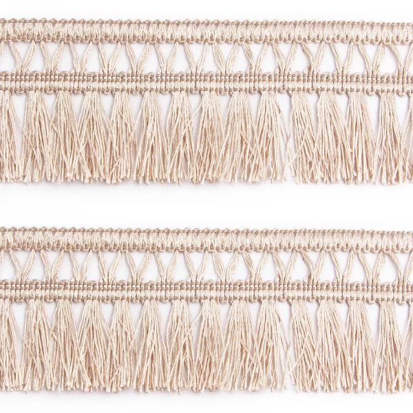 Бахрома отделочная 50.0 мм / 25 метров, кисти, а863 бежевый