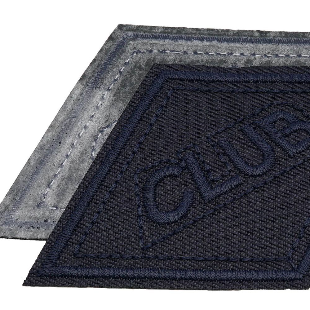 Термоаппликация ромб 95х60мм (Blue2 (синий2)), 2 шт, LA553