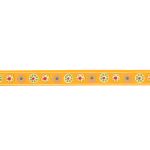 Лента атласная с рисунком 12.0 мм / 22.8 метров, F1/021 цветы/оранжевый, Gamma ALP-125