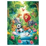 Пазл 80 элементов, PZL-80/01 Веселье в джунглях, Фрея