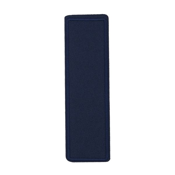 Термоаппликация прямоугольная, джинс, 145х45 мм (индиго (blue3)), LA497, 2 шт