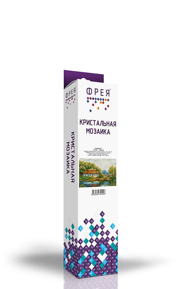 Алмазная (кристальная) мозаика Фрея, Хутор, 40х30 см