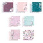 Набор бумаги для скрапбукинга 190 г/м², 20х20 см, 3х7 л, 04 В расцвете, Mr.Painter PSR-O26