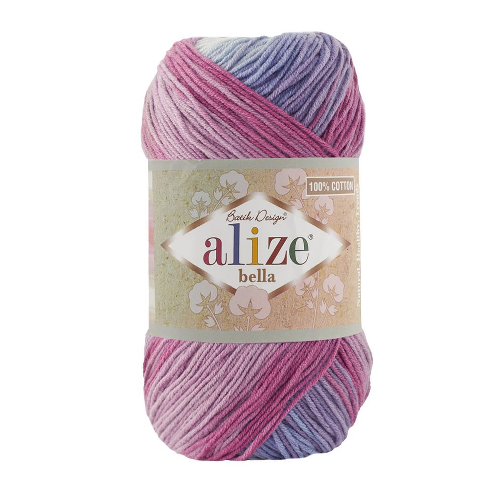 Пряжа Alize (Ализе) Bella Batik 100 / уп.5 мот. по 100 г, 360 м, 3686