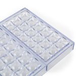 Форма для шоколада полистирол 27.5х17.5х2.5 см, 1 шт, №1 квадратики, S-Chief PPC-0101