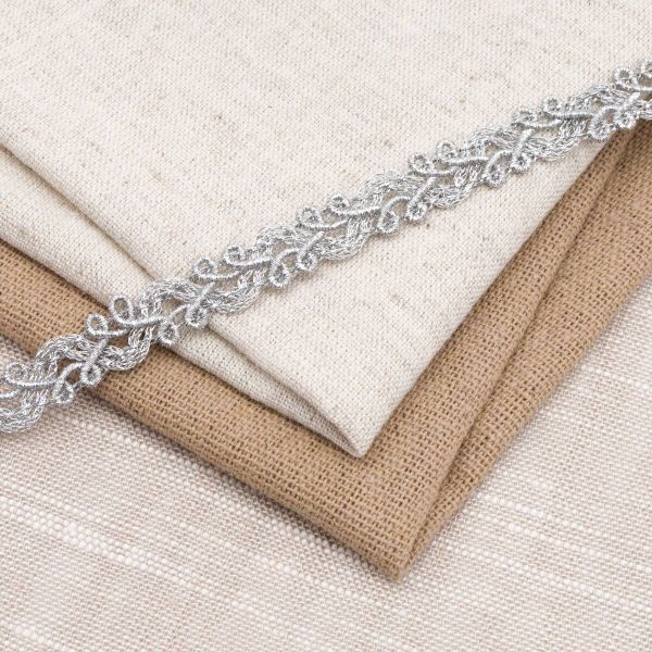 Тесьма 10мм / 50м (06 серебро), 23-2505