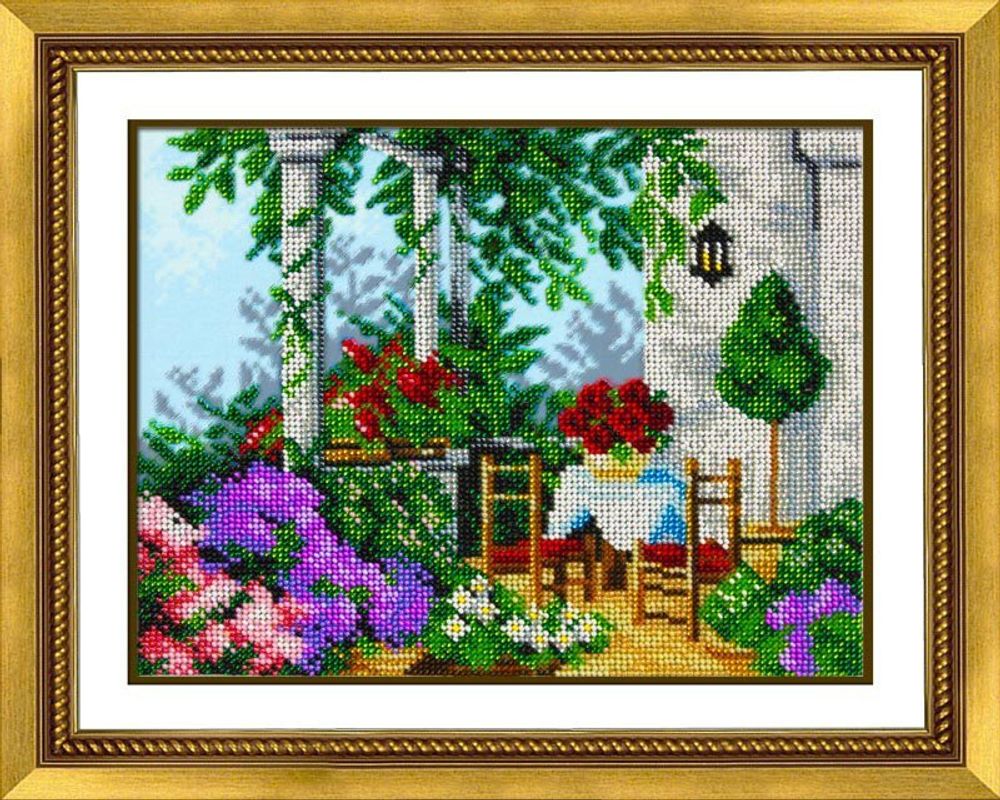 Набор для вышивания бисером Паутинка, Южный полдень 20х25 см