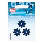 Термоаппликация Цветы малые 3.5 см, 2 шт, цв. синий, Prym