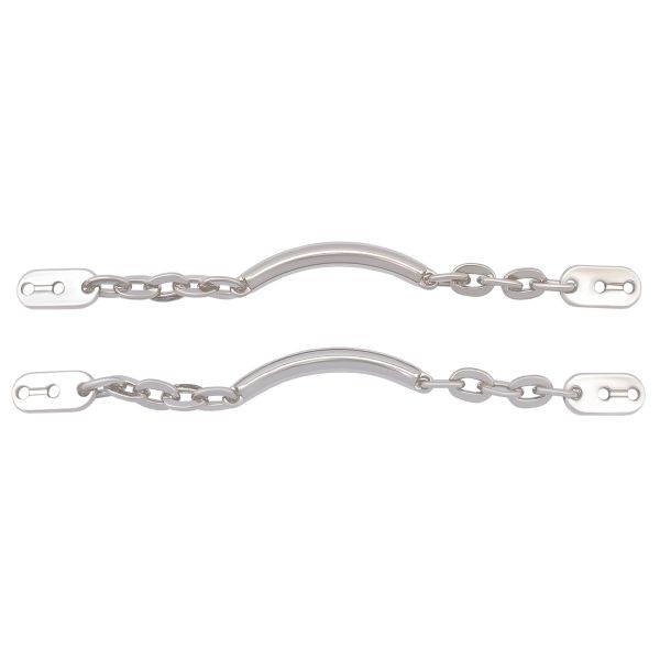 Цепочка-вешалка 105х7 мм, металл, Nickel серебро, никель, 2 шт, MB196