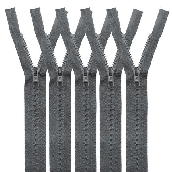 Молния трактор Arta Т6 (6 мм) 1 зам., разъем., 75 см, цв. 123 графит, уп.5 шт